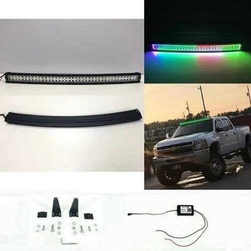 50" Curved RGB Chasing Halo Light Bar-1