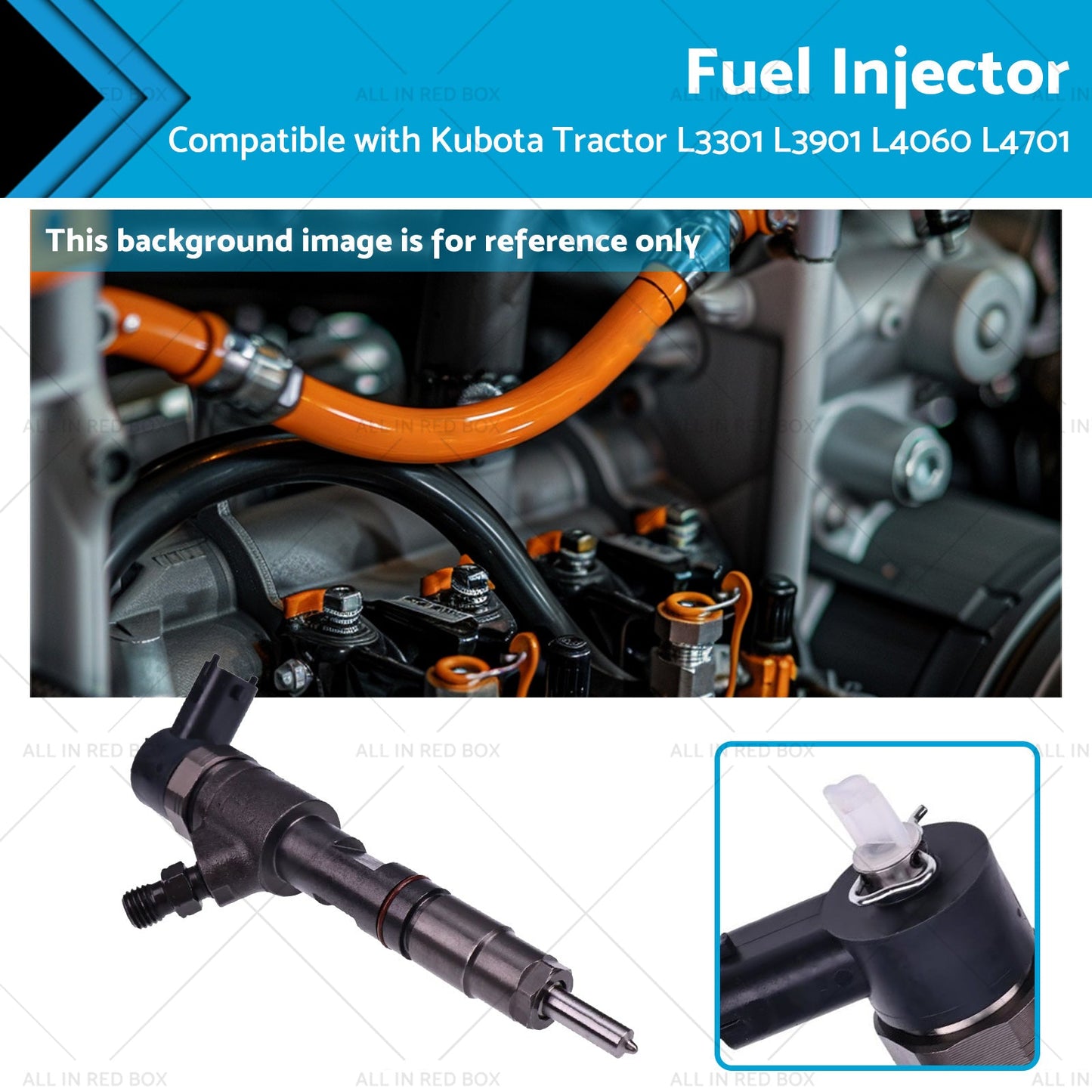 Fuel Injector Suitable for Kubota Tractor L3301 L3901 L4060 L4701 0445110775-0