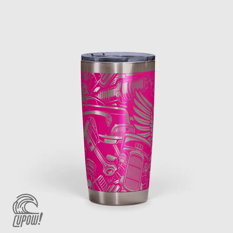 Hot Rod Vintage Automotive Tumbler 20oz-16