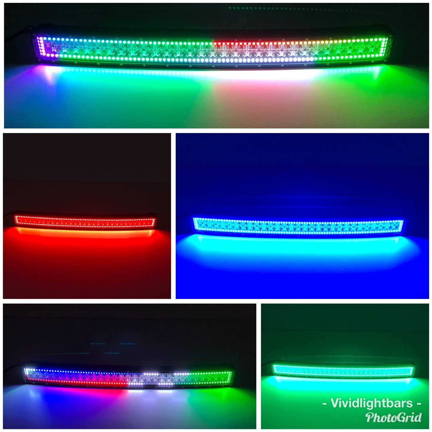 31.5" Curved RGB Chasing Halo Light Bar-2