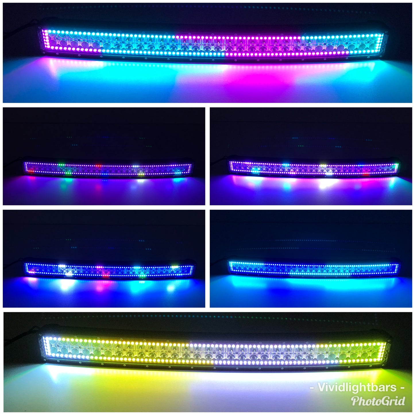 31.5" Curved RGB Chasing Halo Light Bar-1