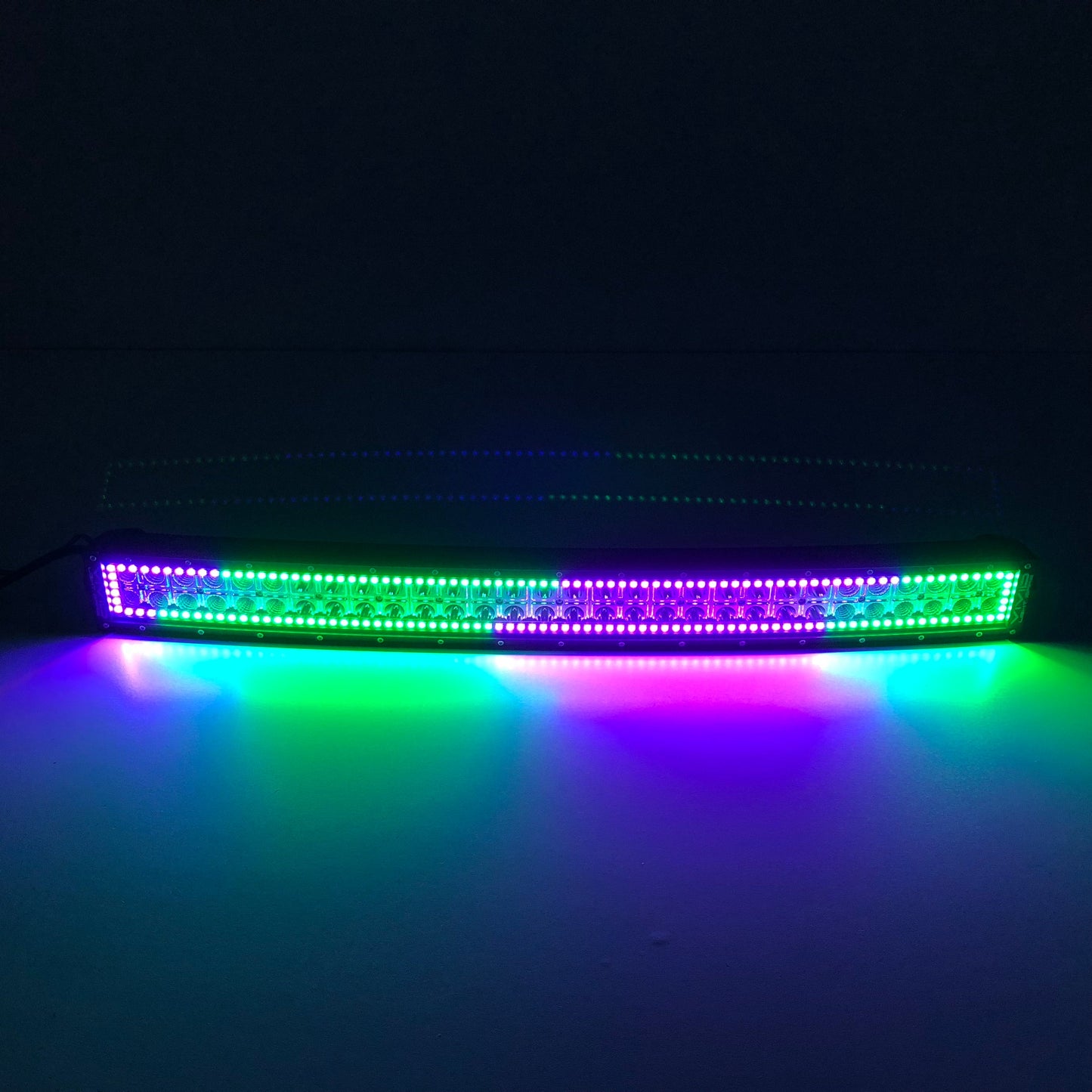 31.5" Curved RGB Chasing Halo Light Bar-4
