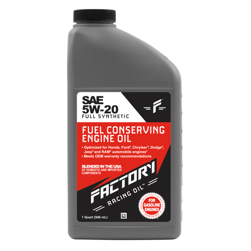 Factory Racing Parts Oil Change Kit Fits Chrysler 300 5.7L 2005-2007 5W-20 Full Synthetic Oil - 7 Quarts-1