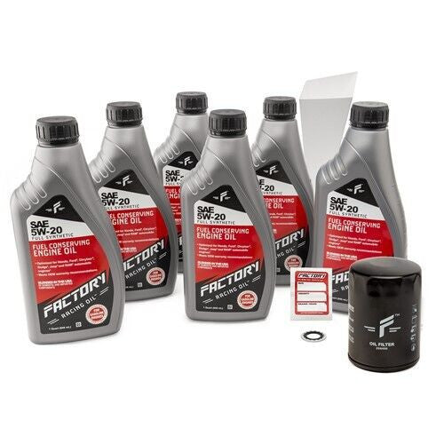 Factory Racing Parts 5W-20 6 Qt Oil Change Kit for Ford Explorer Escape Mustang-0