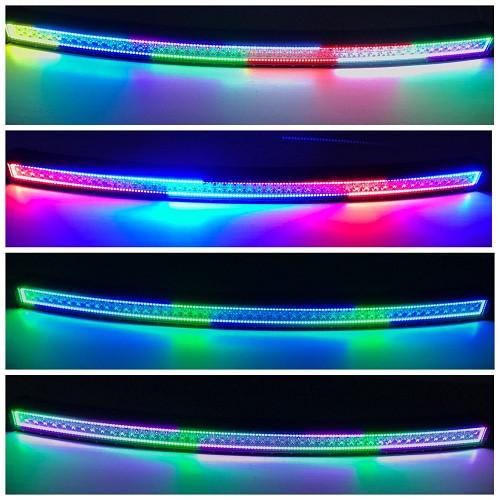 52" Curved RGB Chasing Halo Light Bar-4