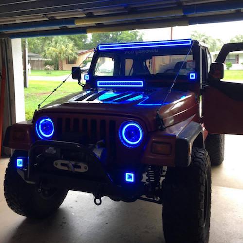 54" RGB Halo LED Light Bar-2