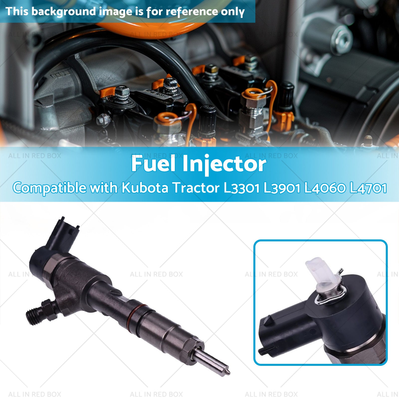 Fuel Injector Suitable for Kubota Tractor L3301 L3901 L4060 L4701 0445110775-2