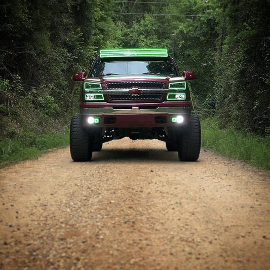 54" Curved RGB Chasing Halo Light Bar-0