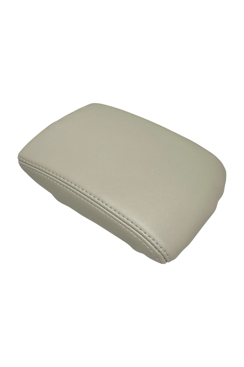 For 2005-2009 Subaru Outback Legacy Slip On Ivory Tan Leather Console Armrest Cover-6