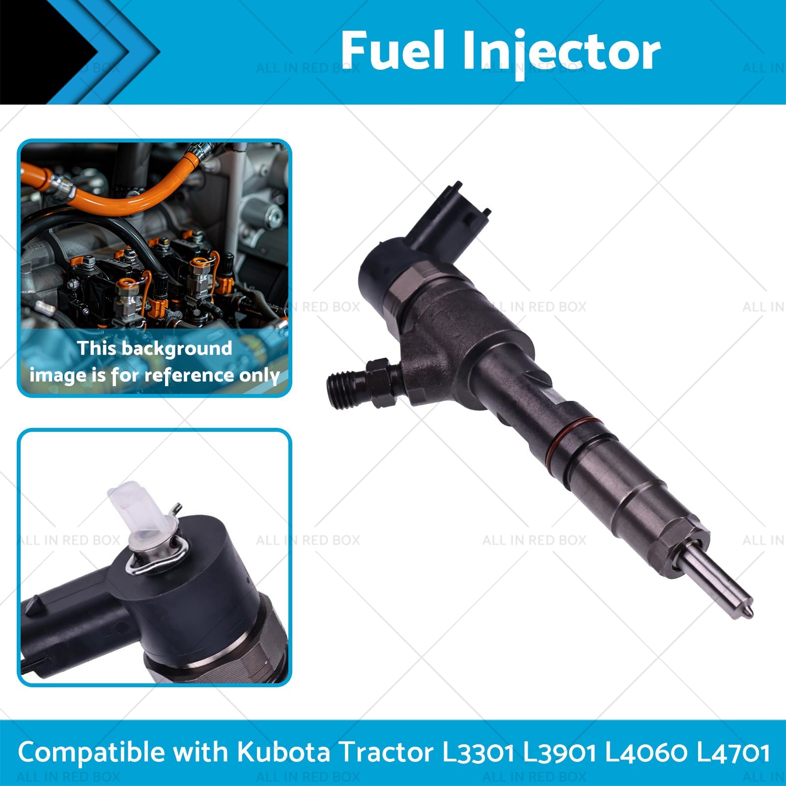 Fuel Injector Suitable for Kubota Tractor L3301 L3901 L4060 L4701 0445110775-1