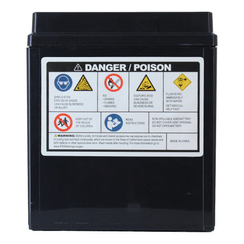 Factory Racing Parts AGM Battery FRX7L For ATVs Motorcycles Snowmobiles & Scooters YTX5L-BS, BTX5L-BS-3