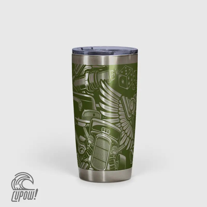 Hot Rod Vintage Automotive Tumbler 20oz-6