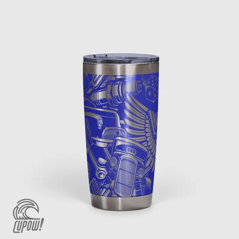 Hot Rod Vintage Automotive Tumbler 20oz-8