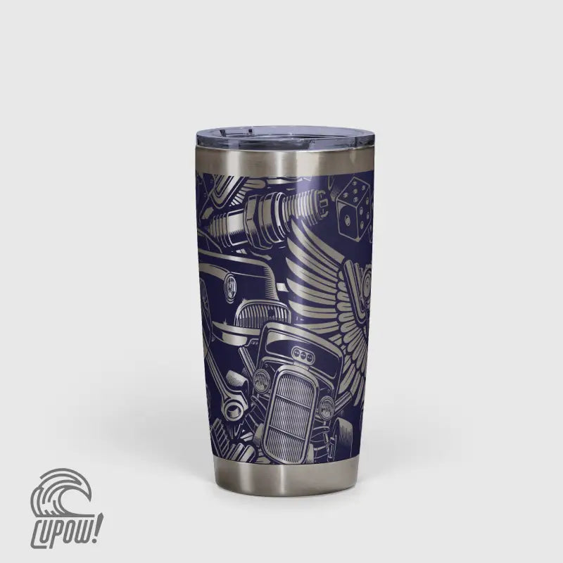Hot Rod Vintage Automotive Tumbler 20oz-4