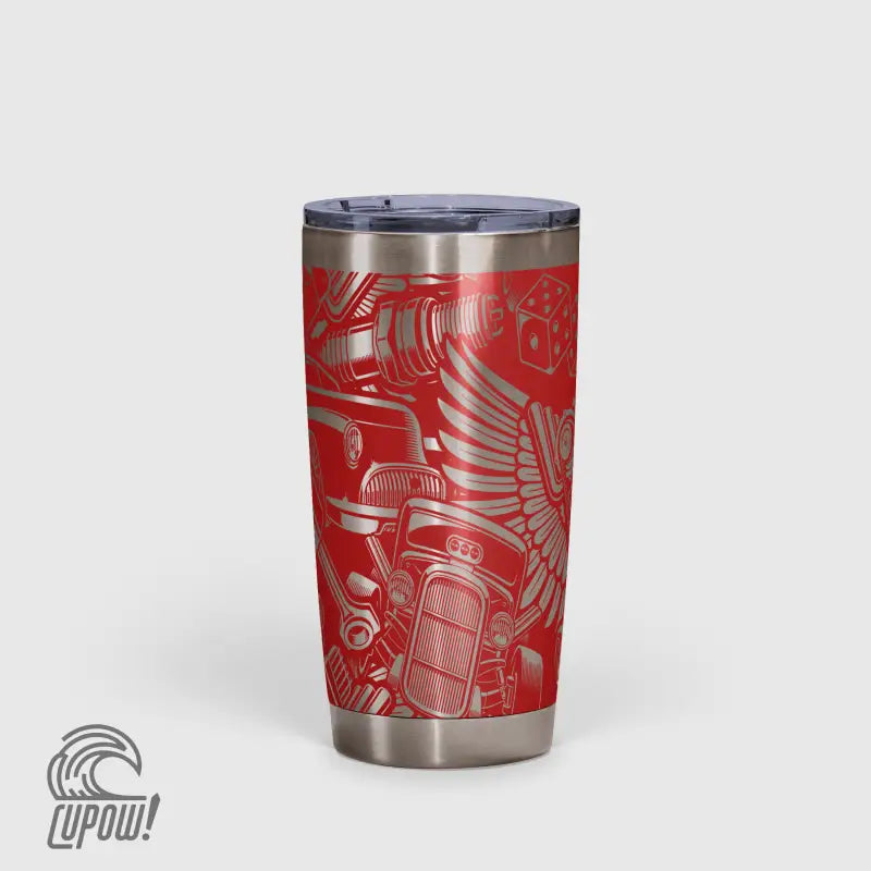 Hot Rod Vintage Automotive Tumbler 20oz-14