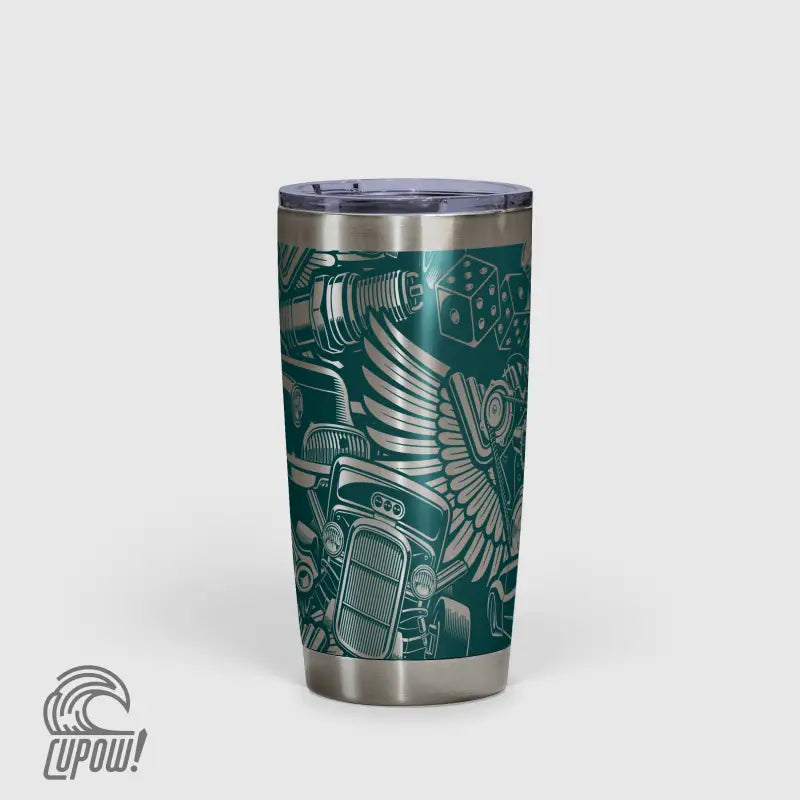 Hot Rod Vintage Automotive Tumbler 20oz-17