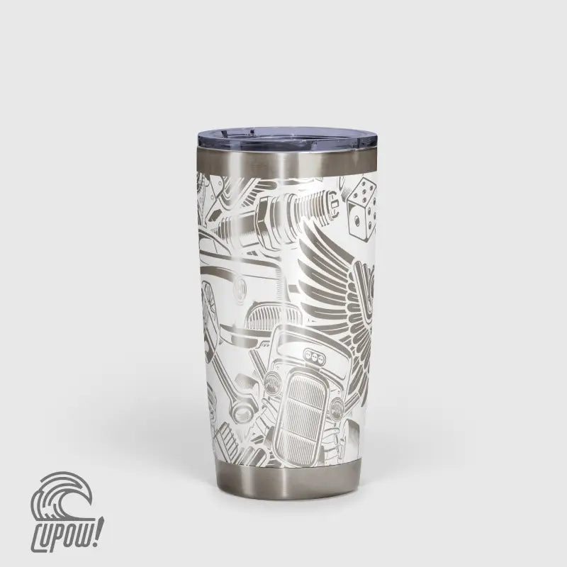 Hot Rod Vintage Automotive Tumbler 20oz-9