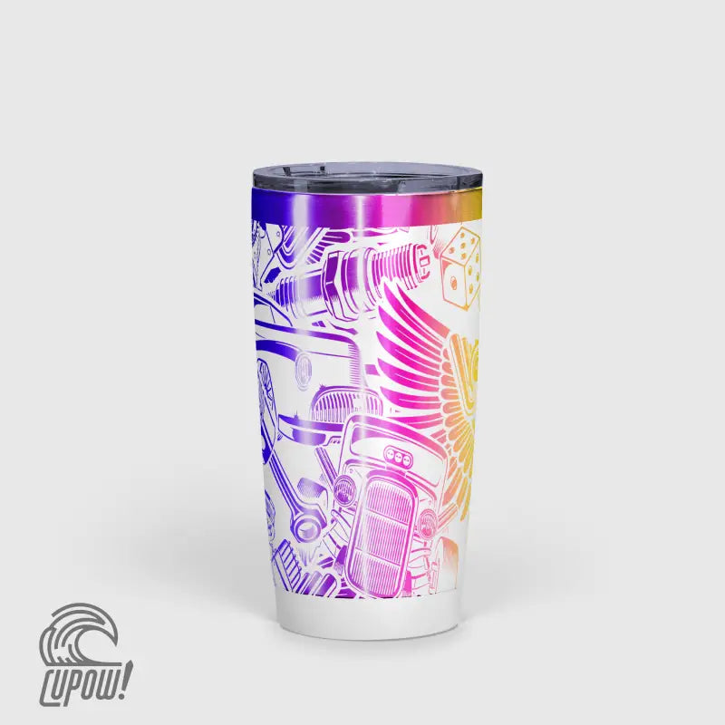 Hot Rod Vintage Automotive Tumbler 20oz-19