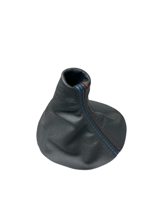 For 1991-2005 BMW E46 E36 M/Stitch Real Leather Shift Boot Cover-0